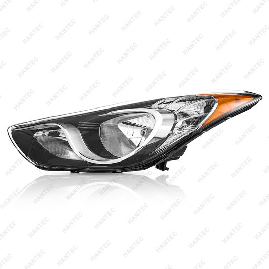Headlight Assembly Compatible with 2011-2013 Hyundai Elantra, Driver Side