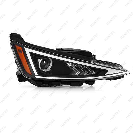 Halogen Headlight Assembly Compatible with 2019 2020 Hyundai Elantra W/O DRL, Passenger Side