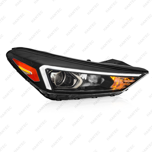 Halogen Headlight Assembly with LED DRL Compatible with 2019-2021 Hyundai Tucson, Passenger Side
