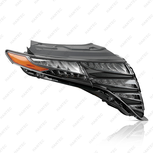 LED Upper Headlight Assembly Clear Lens Compatible with 2022-2024 Hyundai Tucson SE/SEL/Limited, Passenger Side