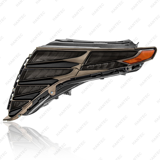 LED Upper Headlight Assembly Dark Lens Compatible with 2022-2024 Hyundai Tucson SE/SEL/Limited, Driver Side