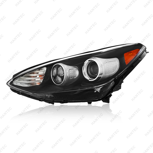 Halogen Headlight Assembly with LED DRL Compatible with 2017-2022 Kia Sportage AWD, Driver Side