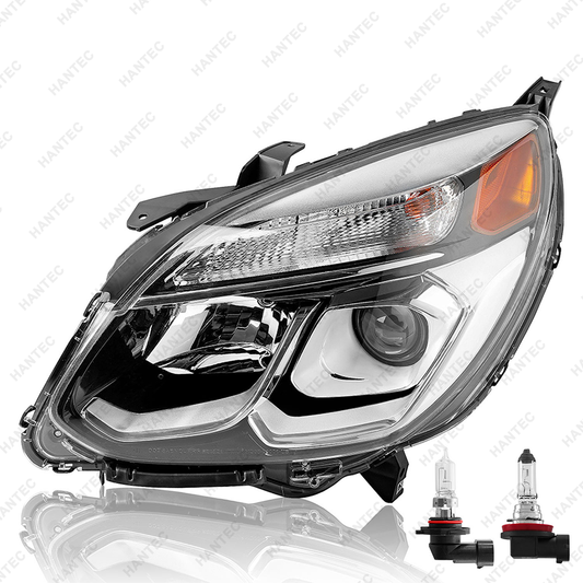Headlight Assembly Compatible with 2016 2017 Chevy Chevrolet Equinox, Driver Side
