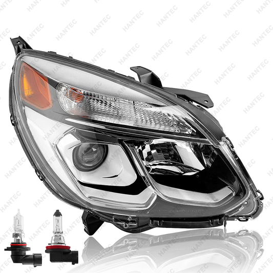 Headlight Assembly Compatible with 2016 2017 Chevy Chevrolet Equinox, Passenger Side