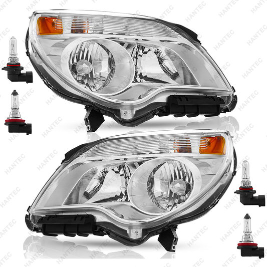 Headlight Assembly Compatible with 2010-2015 Chevrolet Equinox LS/LT, Driver & Passenger Side