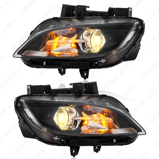 UPGRADE Auto Parts Halogen Headlight Compatible with 2022 2023 Hyundai Kona SE/SEL, Driver & Passenger Side