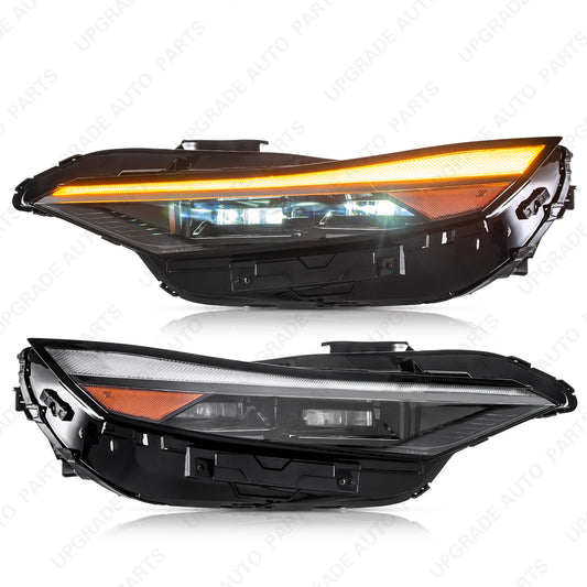 LED Headlight Assembly Compatible with 2024 2025 Hyundai Elantra, Driver & Passenger Side
