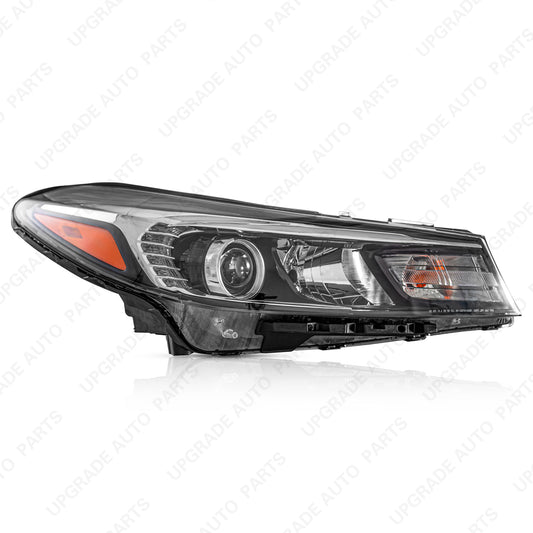 Halogen Headlight Assembly with LED DRL Compatible with 2017 2018 Forte/Forte 5, Passenger Side