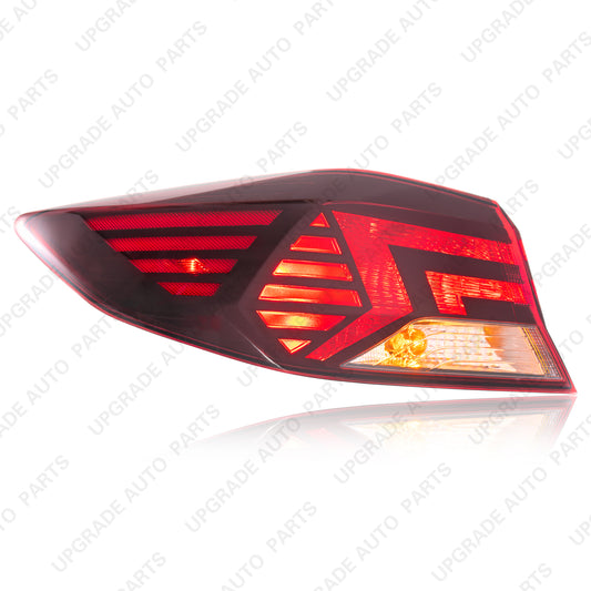 Halogen Outer Tail Light Assembly Compatible with 2019 2020 Hyundai Elantra, Driver Side