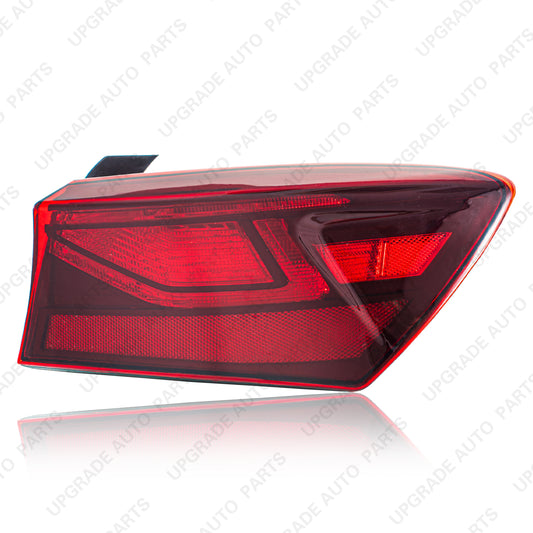 Halogen Tail Light Assembly Compatible with 2019 2020 2021 Kia Forte, Passenger Side