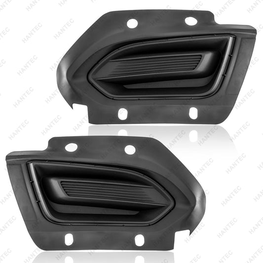 Fog Light Cover Trim Compatible with 2016 2017 Chevrolet Equinox L/LS, Driver & Passenger Side