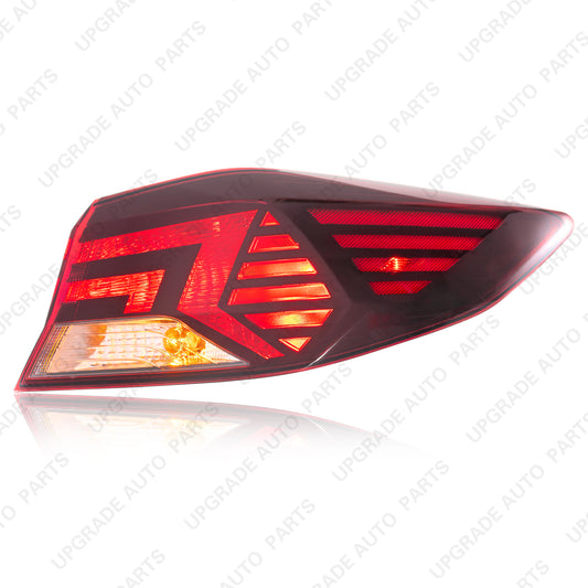 Halogen Outer Tail Light Assembly Compatible with 2019 2020 Hyundai Elantra, Passenger Side