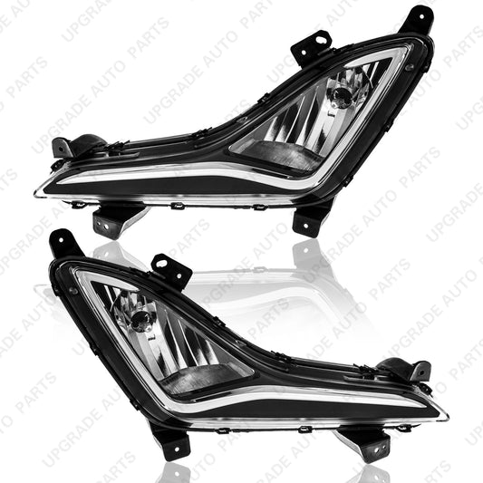 Fog Light Assembly Compatible with 2014-2016 Hyundai Elantra W/O DRL