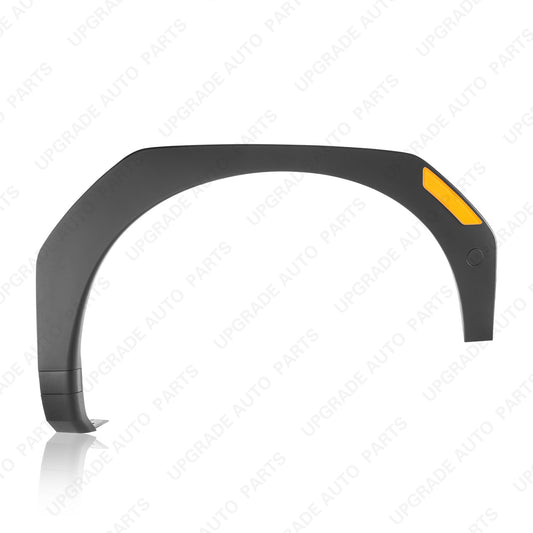 Front Wheel Arch Fender Flare Trim Matte Black W/O Sensor Hole Compatible with 2024 2025 Hyundai Santa Fe, Passenger Side