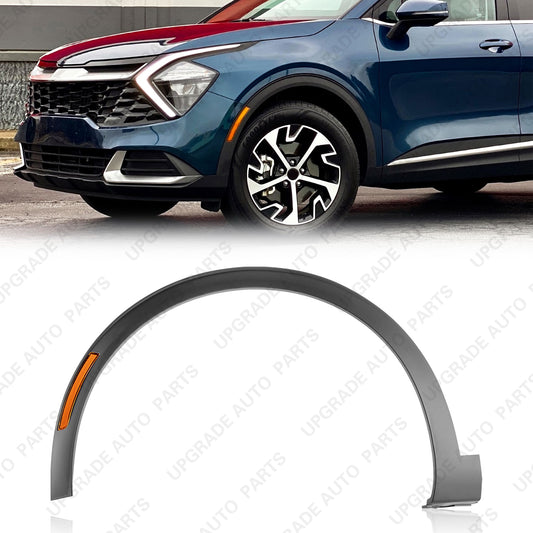 Wheel Arch Trim Front Fender Flare Compatible with 2023 2024 Kia Sportage, Driver Side