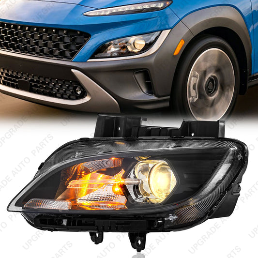 Halogen Headlight Compatible with 2022 2023 Hyundai Kona SE/SEL, Driver Side