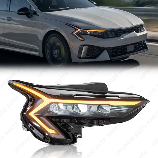 LED Headlight Assembly Compatible with 2025 2026 Kia K5, Passenger Side