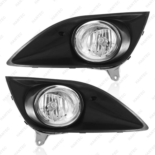 HANTEC Compatible with 13-17 Hyundai Veloster Turbo Fog Lamp With Bulbs