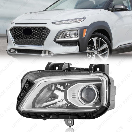 Halogen Headlight 92101-J9000 Compatible with 2018-2021 Hyundai Kona, Driver Side