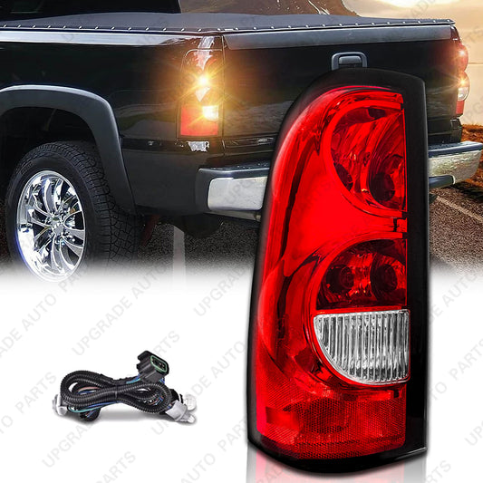 Halogen Outer Tail Light Compatible with 2003-2006 Chevrolet Silverado, Driver Side