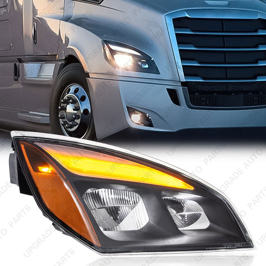 LED Headlight Compatible with 2018-2024 NEW Cascadia, Passenger Side