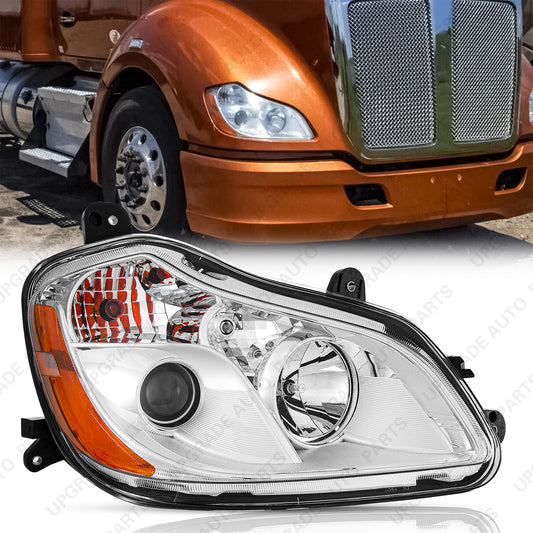 Halogen Headlight Compatible with 2013-2021 Kenworth T680, Passenger Side