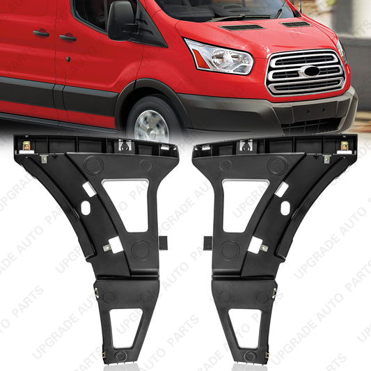 Front Bumper Brackets Compatible with 2015-2020 Ford Transit 150 250 350, Driver & Passenger Side