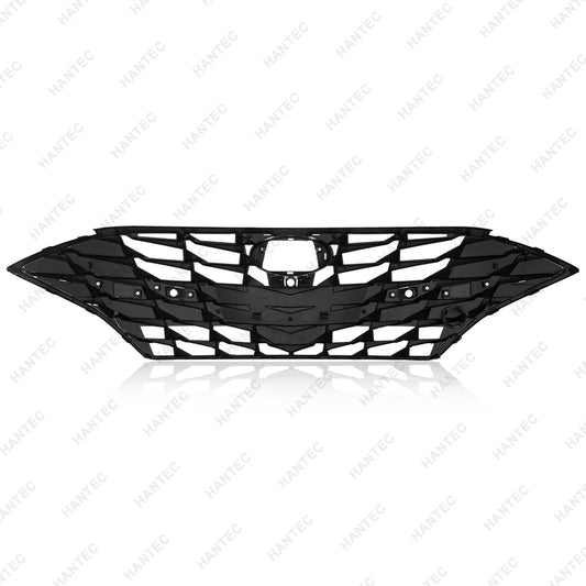 Front Grille With Sensor Hole & Camera Hole, Compatible with 2020-2023 Hyundai Sonata Sport SEL/Limited