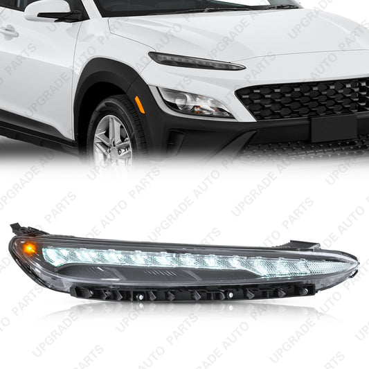 LED DRL Daytime Running Light Compatible with 2022 2023 Hyundai Kona SE/SEL, Passenger Side
