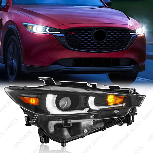 LED Headlight With DRL With AFS Compatible with 2022-2024 Mazda CX-5, Passenger Side
