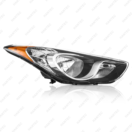 Headlight Assembly Compatible with 2011-2013 Hyundai Elantra, Passenger Side
