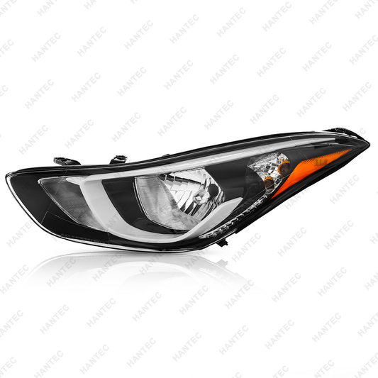 Halogen Headlight Assembly Compatible with 2014-2016 Hyundai Elantra SE/Value Edition, Driver Side