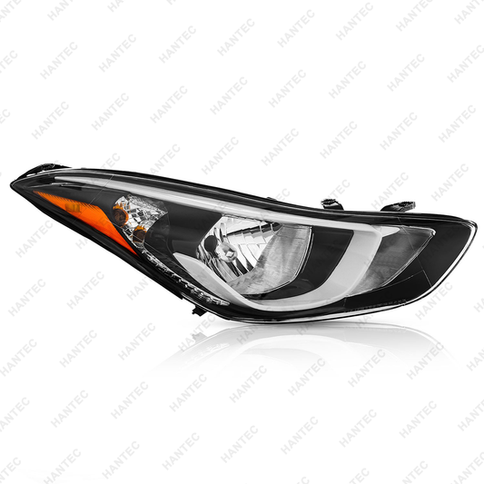 Halogen Headlight Assembly Compatible with 2014-2016 Hyundai Elantra SE/Value Edition, Passenger Side
