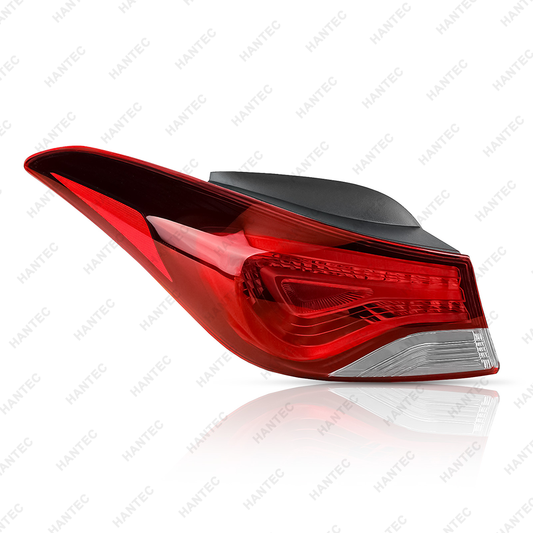 Outer Tail Light Assembly Compatible with 2014-2016 Hyundai Elantra, Driver Side