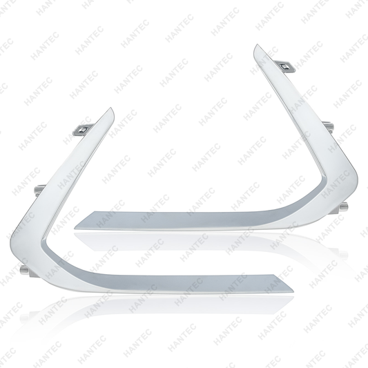 Front Bumper Chrome Trim Molding Compatible with 2020-2023 Hyundai Sonata SE Hybrid, Driver & Passenger Side