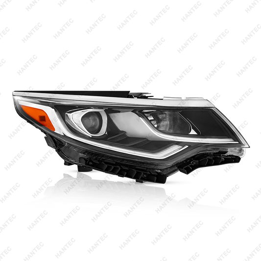 Halogen Headlight Assembly with LED DRL Compatible with 2019 2020 Kia Optima, Passenger Side