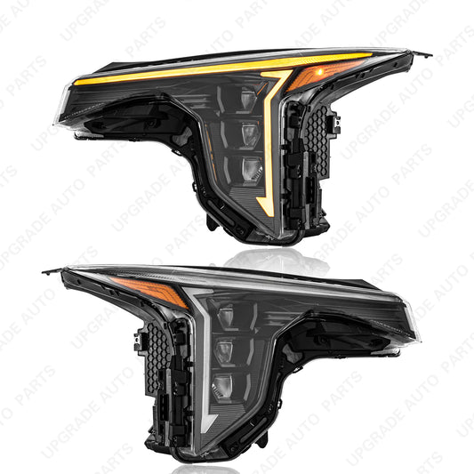 UPGRADE Auto Parts LED Headlight Compatible with 2025 2026 Kia K4, Driver & Passenger Side