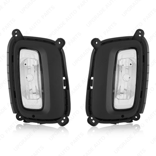 UPGRADE Auto Parts Fog Lights with Bezels Compatible with 2014 2015 Kia Sorento, Driver & Passenger Side