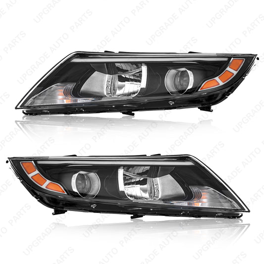 UPGRADE Auto Parts Halogen Headlight Compatible with 2014 2015 Kia Optima LX EX, Driver & Passenger Side
