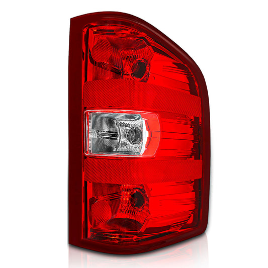 Halogen Outer Tail Light Compatible with 2007-2013 Chevrolet Silverado, Passenger Side