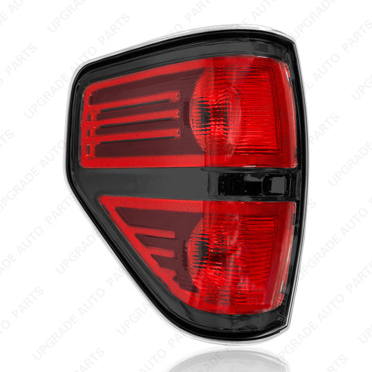 Halogen Outer Tail Light Compatible with 2009-2014 Ford F150 Black, Driver Side