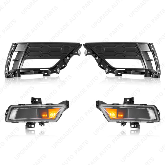 LED Turn Signal & Fog Lamp Cover Compatible with 2024 2025 Hyundai Sonata Sport N-Line