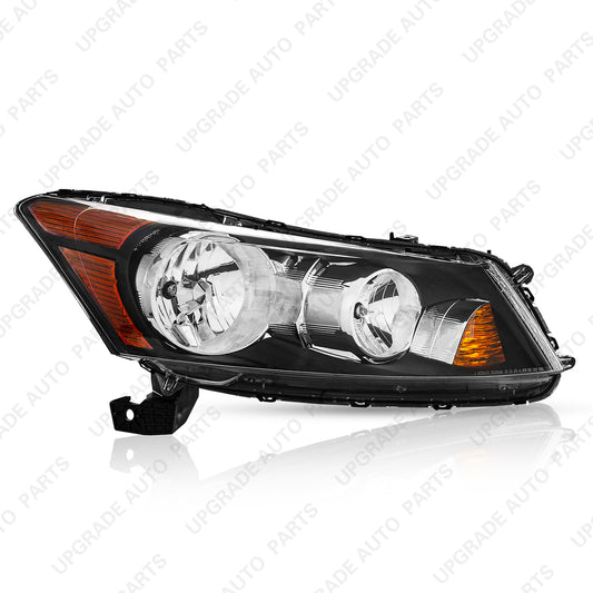 Halogen Headlight Compatible with 2008-2012 Honda Accord, Passenger Side