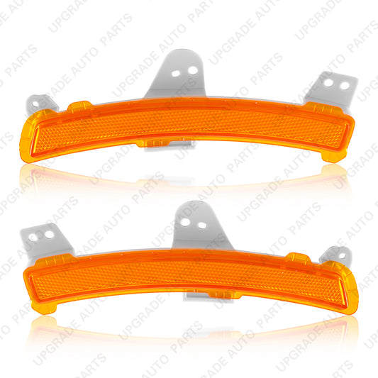 Bumper Reflectors Turn Signal Lamps Compatible with 2020-2022 Hyundai Palisade, Driver & Passenger Side