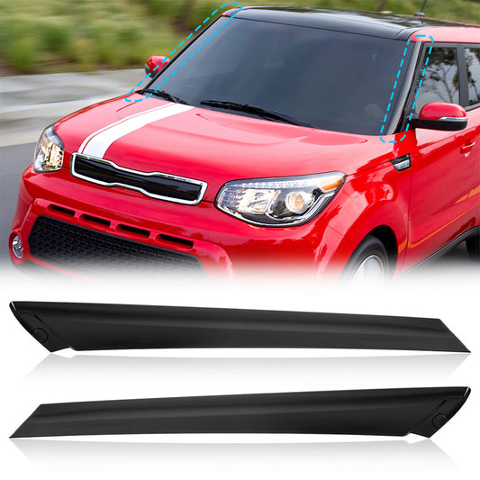 HANTEC Compatible with 14-19 Kia Soul Windshield Pillar Trim