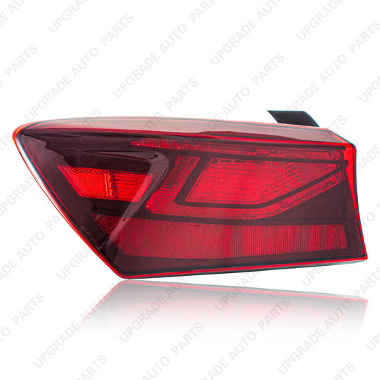 Halogen Tail Light Assembly Compatible with 2019 2020 2021 Kia Forte, Driver Side