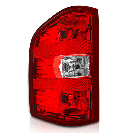 Halogen Outer Tail Light Compatible with 2007-2013 Chevrolet Silverado, Driver Side