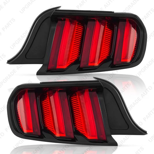 LED Outer Tail Light Compatible with 2015-2023 Ford Mustang, Driver & Passenger Side