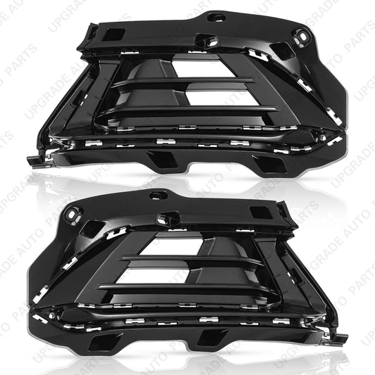 Fog Light Bezels with Holes Compatible with 2023 2024 Kia Sportage, Driver & Passenger Side