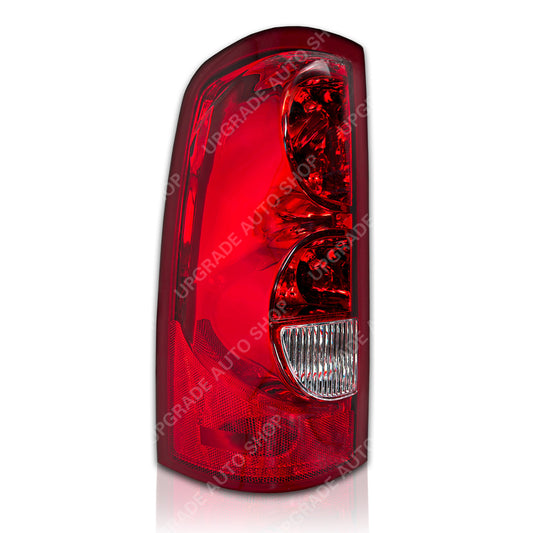 Halogen Outer Tail Light Assembly Compatible with 2003-2006 Chevrolet Silverado, Driver Side